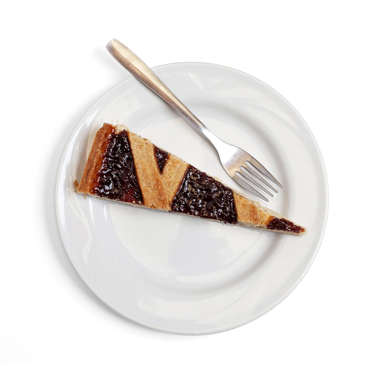 Crostata con marmellata di prugne